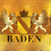 Wohnmobilbanner Baden Flagge Gold