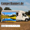 Wohnmobil Banner Markise Sonnenschutz Berge Alm See