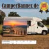 Wohnmobil Banner Markise Sonnenschutz Sonnenuntergang Toskana
