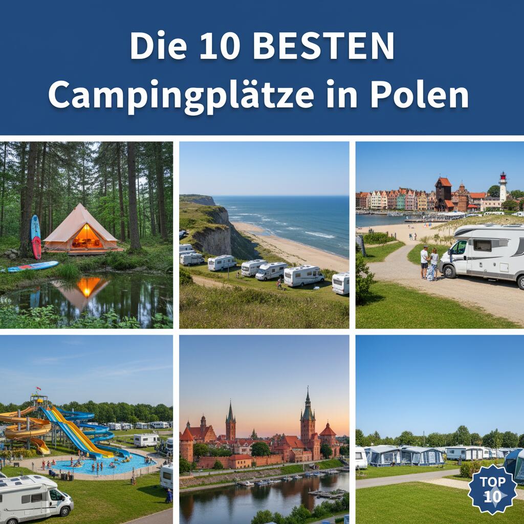 Die Top 10 Campingplätze in Polen: Ein unvergessliches Campingabenteuer zwischen Ostsee und Masuren