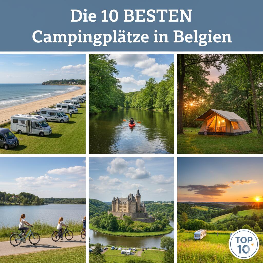 Die Top 10 Campingplätze in Belgien: Dein Abenteuer zwischen Nordsee und Ardennen