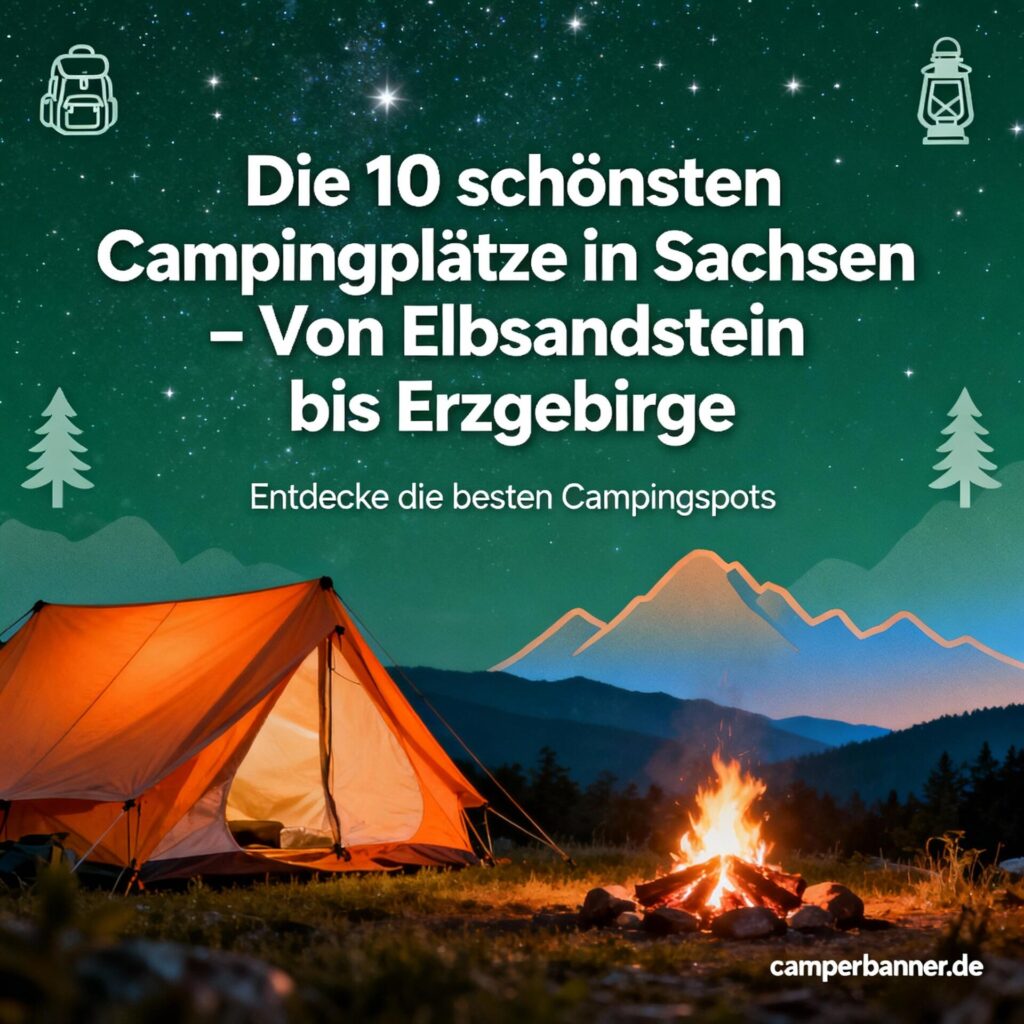 Die 10 schönsten Campingplätze in Sachsen – Von Elbsandstein bis Erzgebirge
