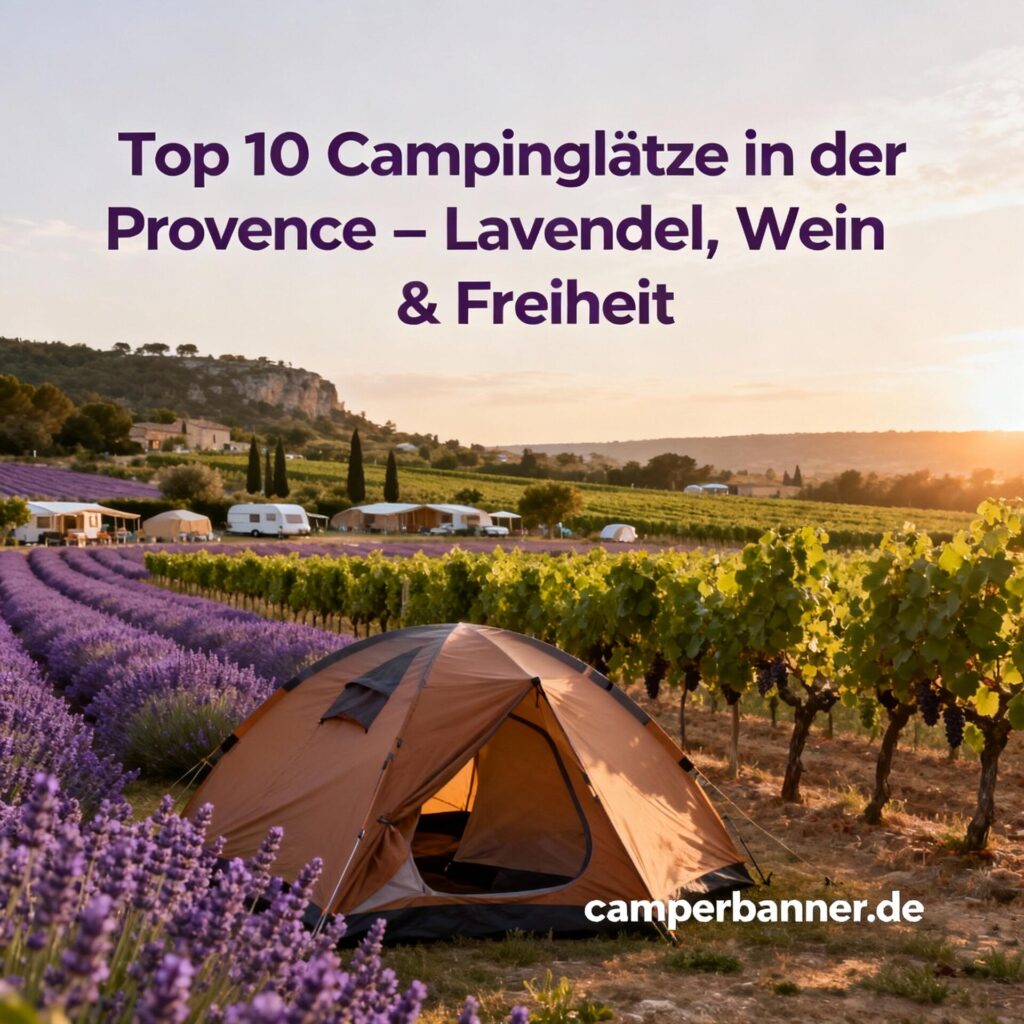 Top 10 Campingplätze in der Provence – Lavendel, Wein & Freiheit