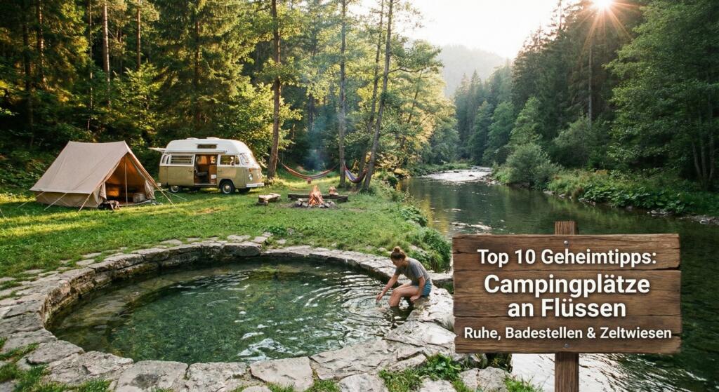Top 10 Geheimtipps: Campingplätze an Flüssen – Ruhe, Badestellen & Zeltwiesen