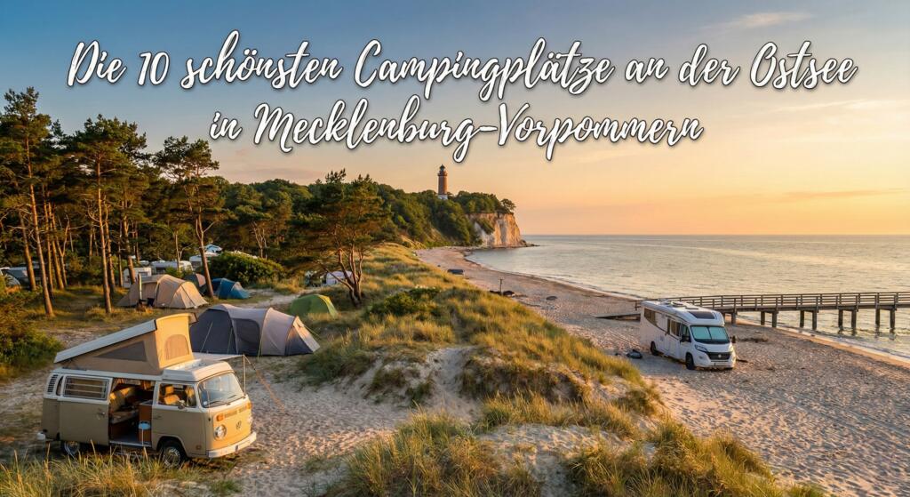 10 Campingplätze an der Ostsee: Die schönsten Plätze in Mecklenburg-Vorpommern