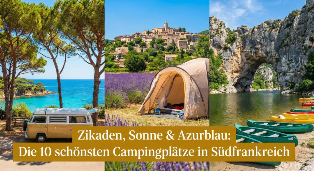 Zikaden, Sonne & Azurblau: Die 10 schönsten Campingplätze in Südfrankreich
