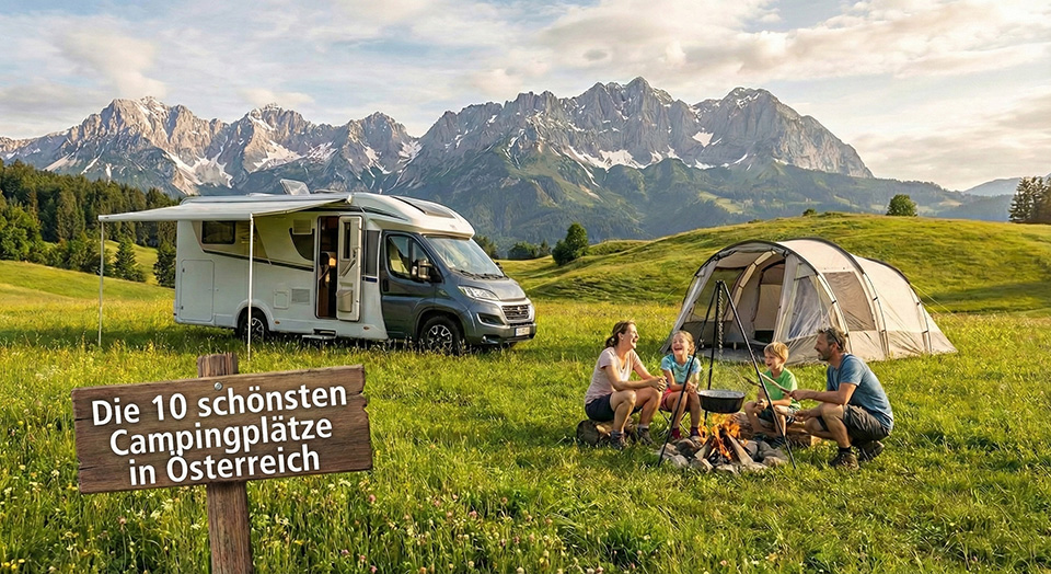 Camping-Paradies Österreich: Die 10 schönsten Plätze für deinen nächsten Urlaub