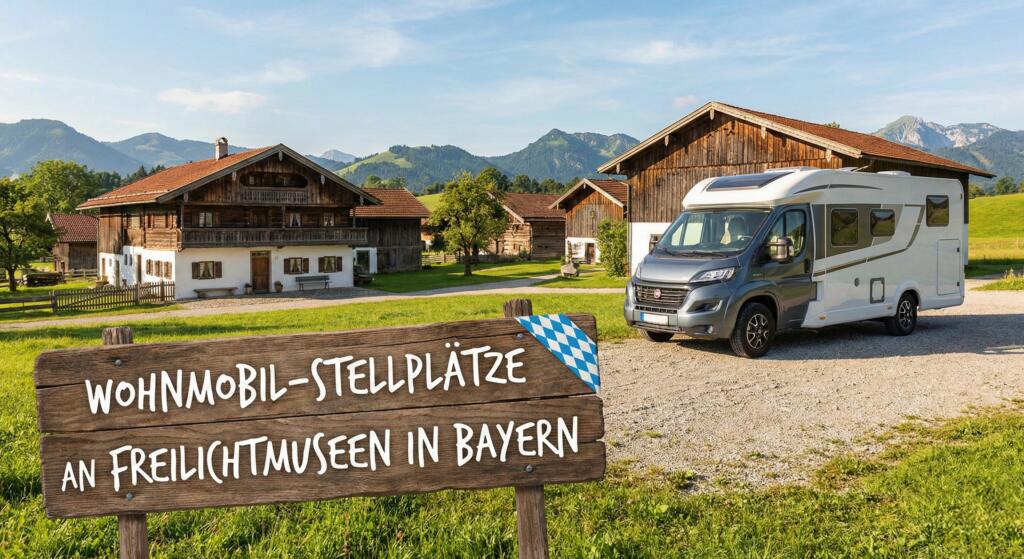 Zeitreise mit dem Wohnmobil: Die schönsten Freilichtmuseen in Bayern mit Stellplatz