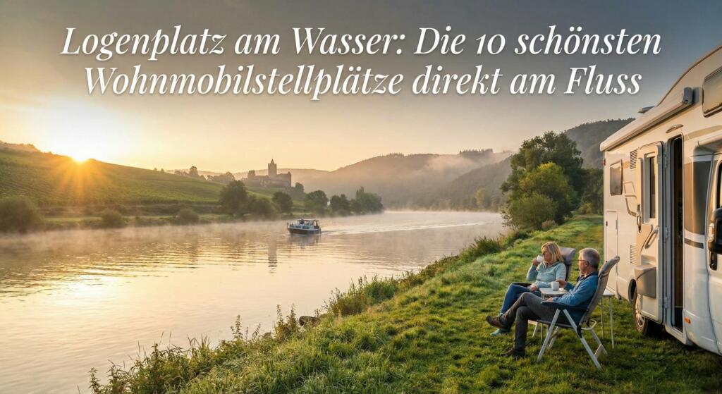Logenplatz am Wasser: Die 10 schönsten Wohnmobilstellplätze direkt am Fluss