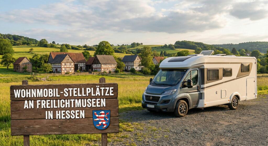 Zeitreise mit dem Wohnmobil: Die besten Stellplätze an Freilichtmuseen in Hessen