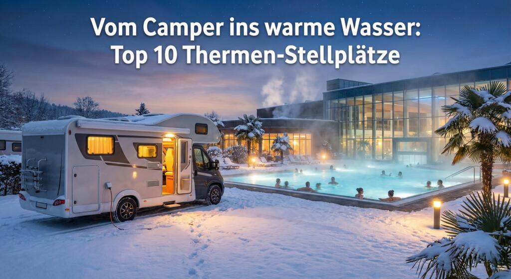 Vom Camper direkt ins warme Wasser: Die Top 10 Wohnmobilstellplätze an Thermen