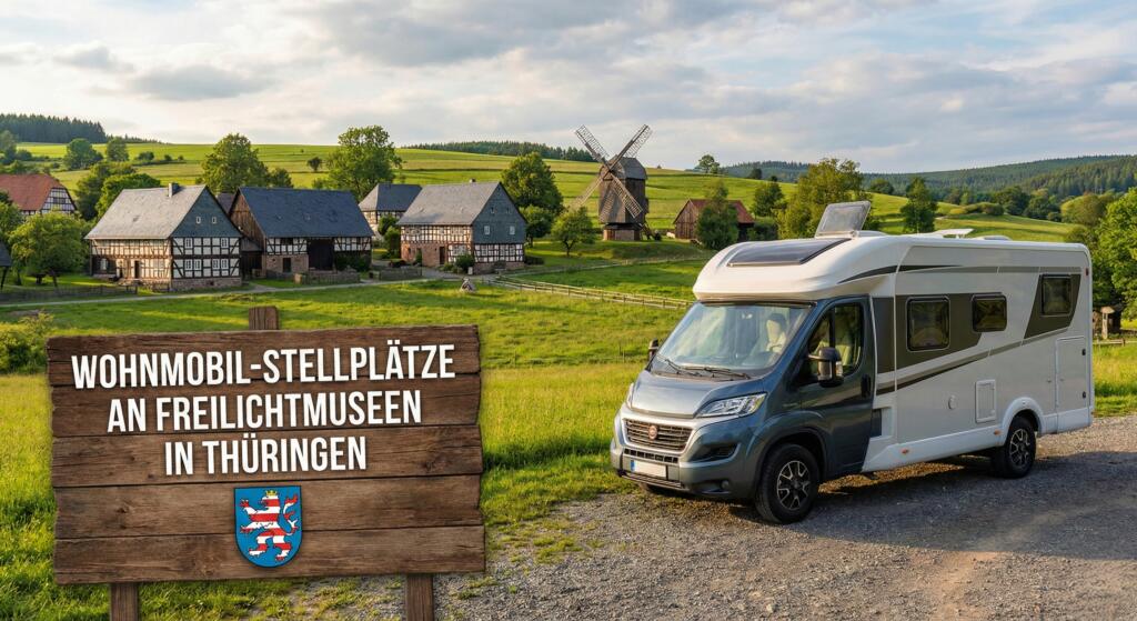 Zeitreise im Grünen Herzen: Wohnmobil-Stellplätze an Freilichtmuseen in Thüringen